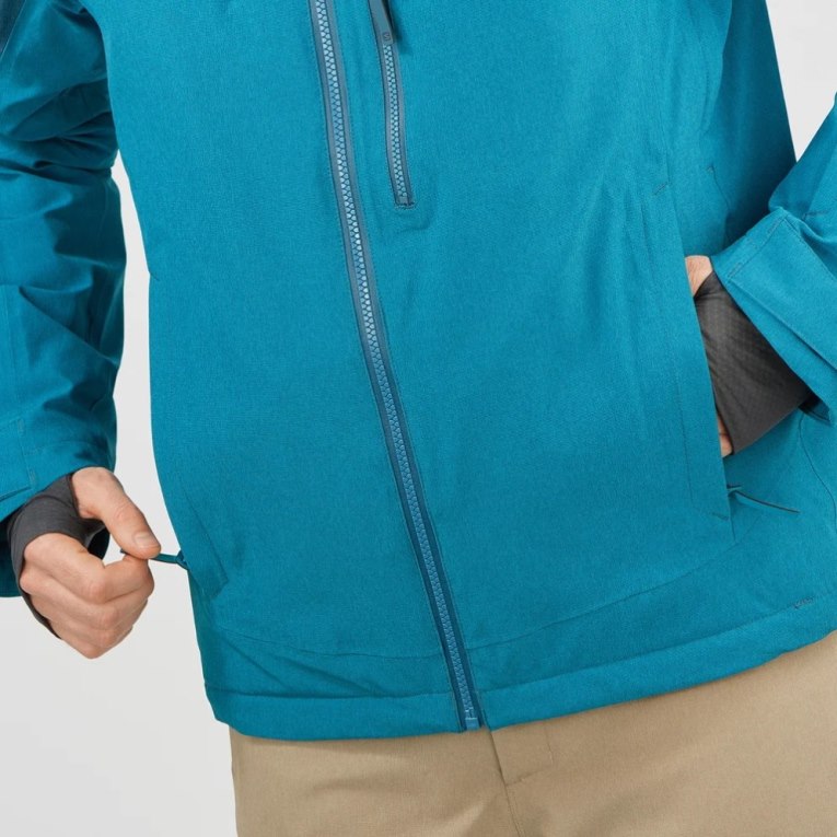 Turquoise Salomon Untracked Insulated Men's Ski Jackets | IE PK3907